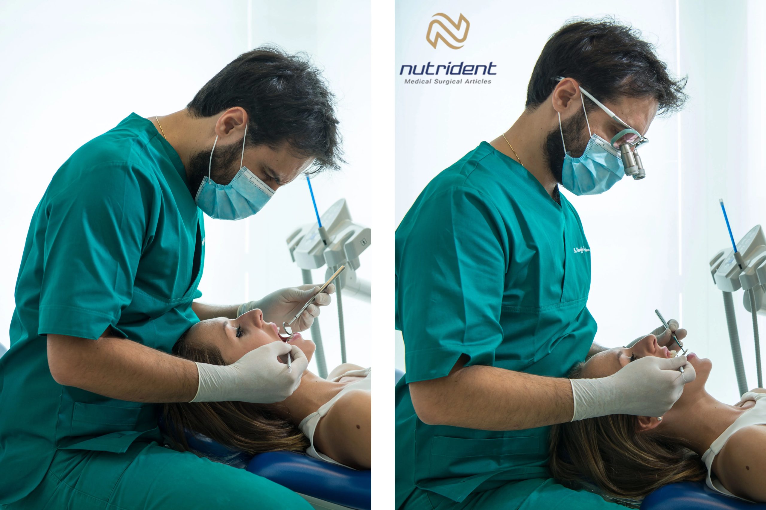 نمای نزدیک لوپ دندانپزشکی حرفه‌ای که دقت درمان دندانپزشکی را افزایش داده و خستگی گردن را کاهش می‌دهد