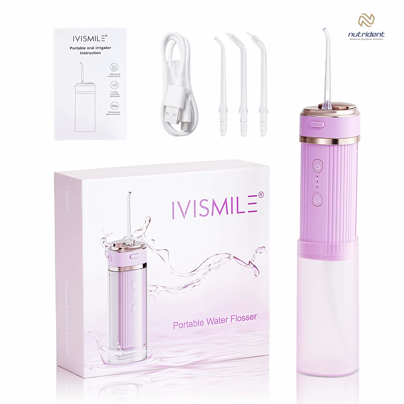 خرید واترجت دهان شستشو ivi smile آمریکا - نوتریدنت